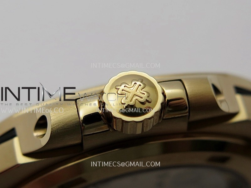 Nautilus 5711 1R 3KF 1:1 Best Edition Brown Textured Dial on RG Bracelet A324 Super Clone V2