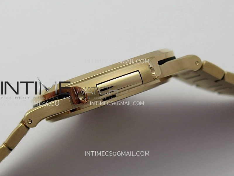 Nautilus 5711 1R 3KF 1:1 Best Edition Brown Textured Dial on RG Bracelet A324 Super Clone V2