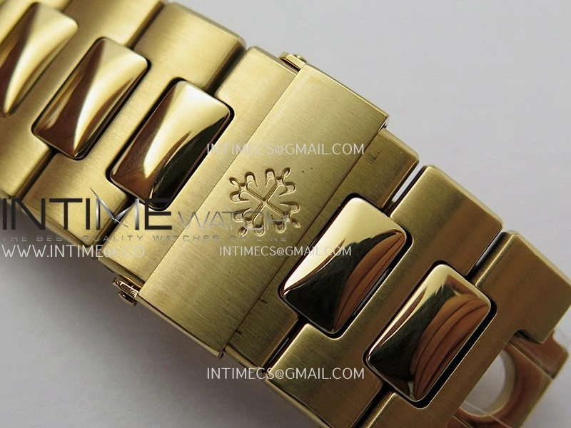 Nautilus 5711 1R 3KF 1:1 Best Edition Brown Textured Dial on RG Bracelet A324 Super Clone V2