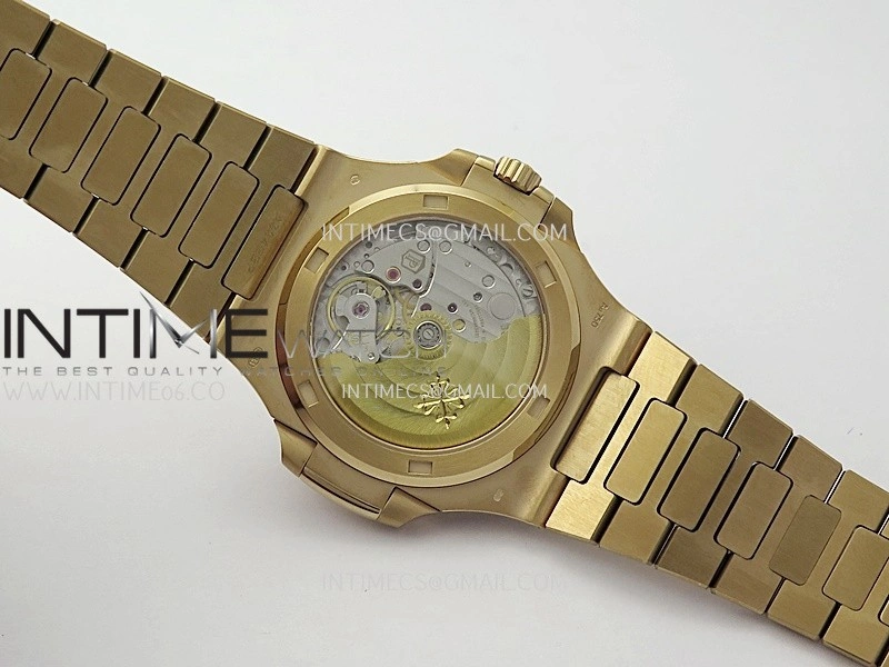 Nautilus 5711 1R 3KF 1:1 Best Edition Brown Textured Dial on RG Bracelet A324 Super Clone V2