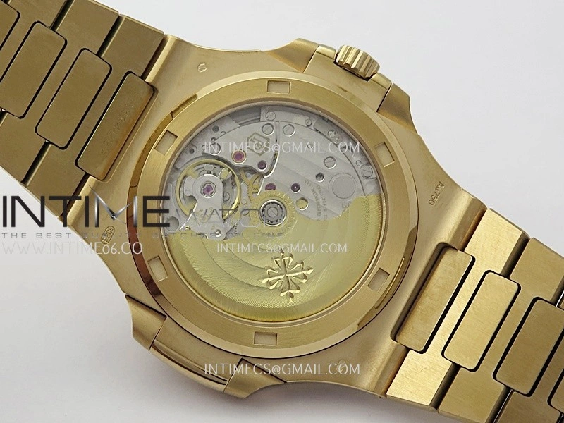 Nautilus 5711 1R 3KF 1:1 Best Edition Brown Textured Dial on RG Bracelet A324 Super Clone V2