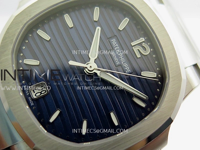 Nautilus 7118 Ladies SS DDF 1:1 Best Edition Blue Dial On SS Bracelet Super Clone DD26-330