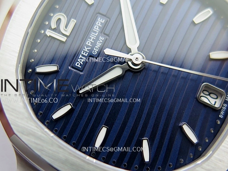 Nautilus 7118 Ladies SS DDF 1:1 Best Edition Blue Dial On SS Bracelet Super Clone DD26-330