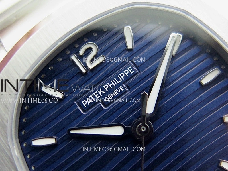 Nautilus 7118 Ladies SS DDF 1:1 Best Edition Blue Dial On SS Bracelet Super Clone DD26-330