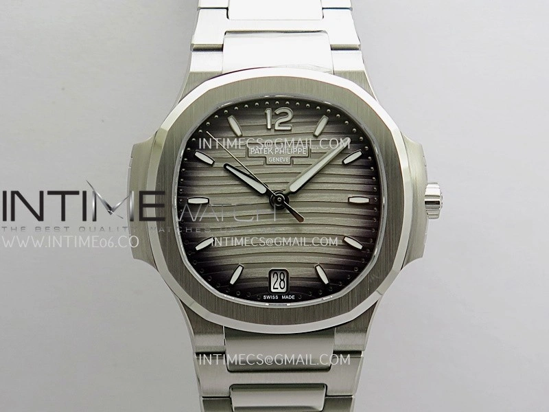 Nautilus 7118 Ladies SS DDF 1:1 Best Edition Gray Dial On SS Bracelet Super Clone DD26-330