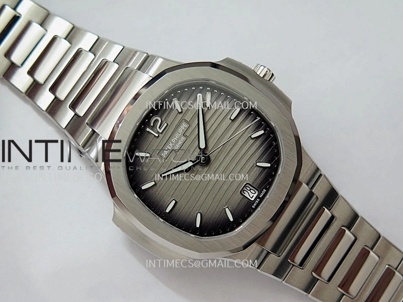 Nautilus 7118 Ladies SS DDF 1:1 Best Edition Gray Dial On SS Bracelet Super Clone DD26-330