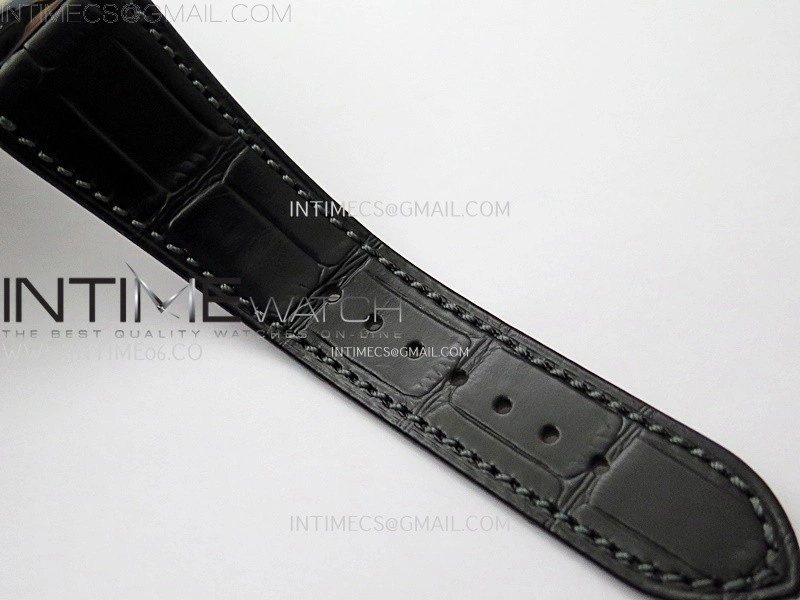 Nautilus 5712 001 SS PPF 1:1 Best Edition Gray Dial on Black Leather Strap A240 Super Clone