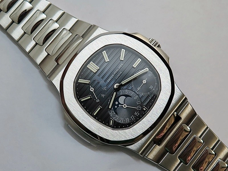 Nautilus 5712-1A 001 SS PPF 1:1 V4+ Best Edition Tiffany & Co Blue Dial on SS Bracelet PPF240