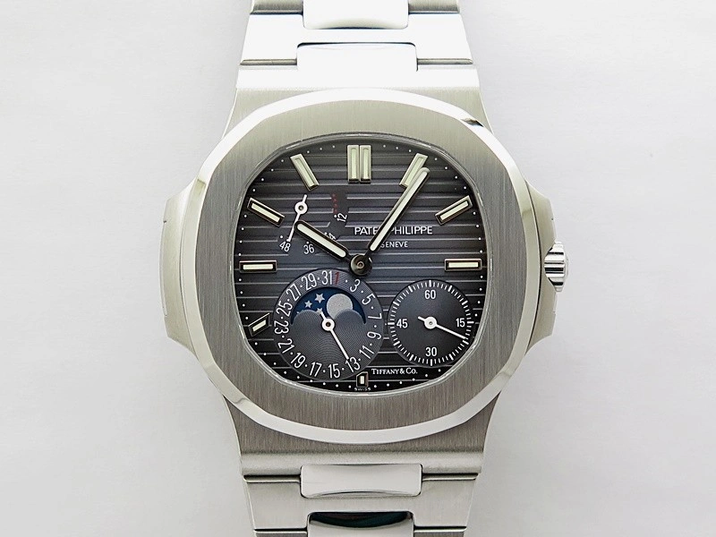 Nautilus 5712-1A 001 SS PPF 1:1 V4+ Best Edition Tiffany & Co Blue Dial on SS Bracelet PPF240