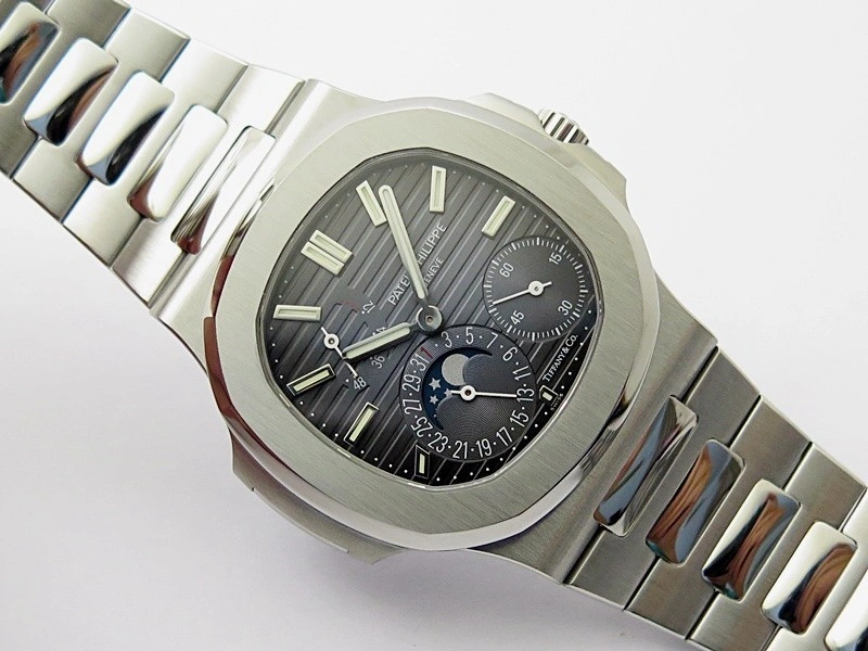 Nautilus 5712-1A 001 SS PPF 1:1 V4+ Best Edition Tiffany & Co Blue Dial on SS Bracelet PPF240