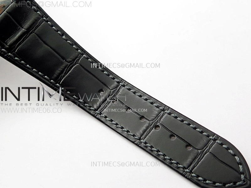Nautilus 5712G SS PPF 1:1 Best Edition Blue Dial on Black Leather Strap A240 Super Clone V2