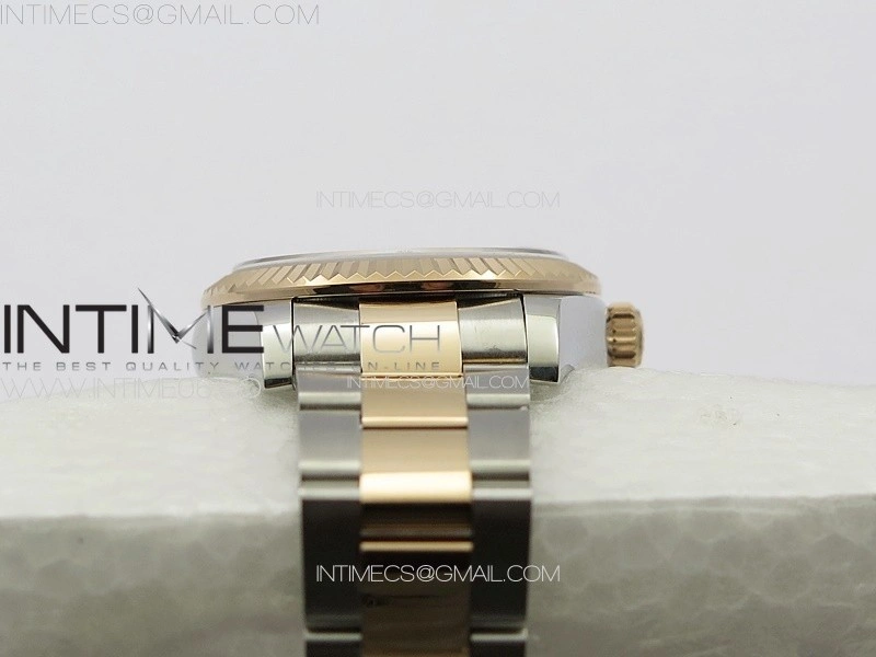 DateJust 31mm 72610 SS RG APSF Best Edition Blue Flowers Crystals Dial on Oyster Bracelet A2824