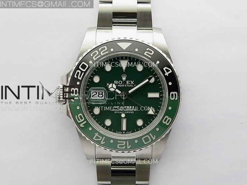 GMT-Master II 126729 VTNR 904L SS V3 VSF 1:1 Best Edition Green Dial On Oyster Bracelet DD3285 CHS