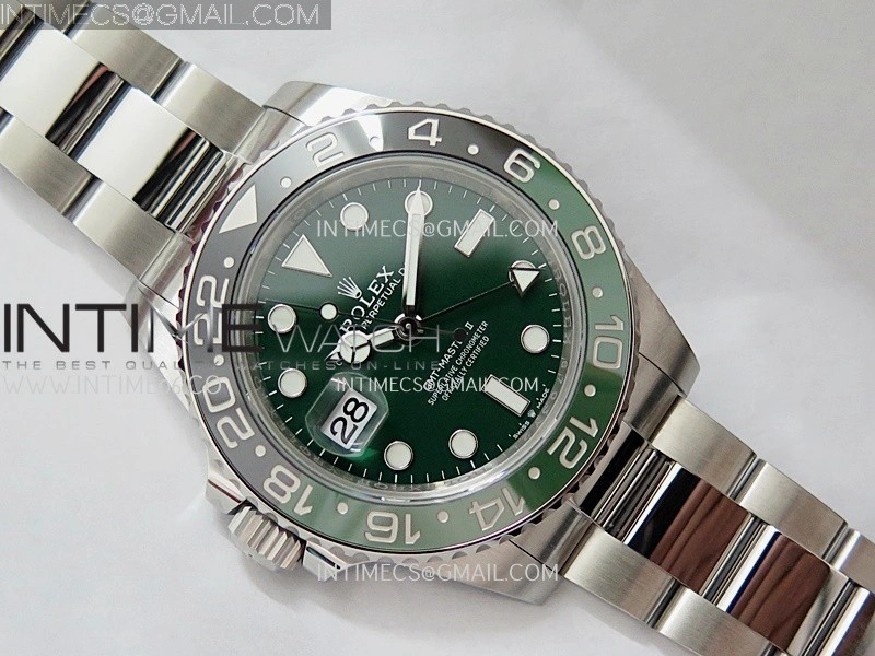 GMT-Master II 126729 VTNR 904L SS V3 VSF 1:1 Best Edition Green Dial On Oyster Bracelet DD3285 CHS