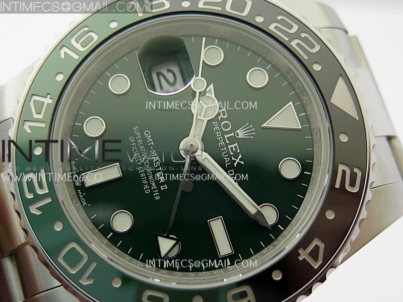 GMT-Master II 126729 VTNR 904L SS V3 VSF 1:1 Best Edition Green Dial On Oyster Bracelet DD3285 CHS