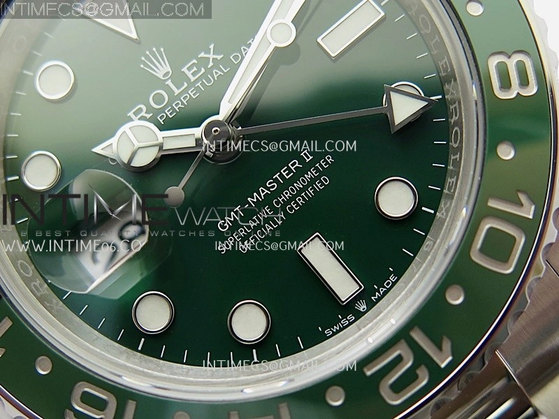 GMT-Master II 126729 VTNR 904L SS V3 VSF 1:1 Best Edition Green Dial On Oyster Bracelet DD3285 CHS