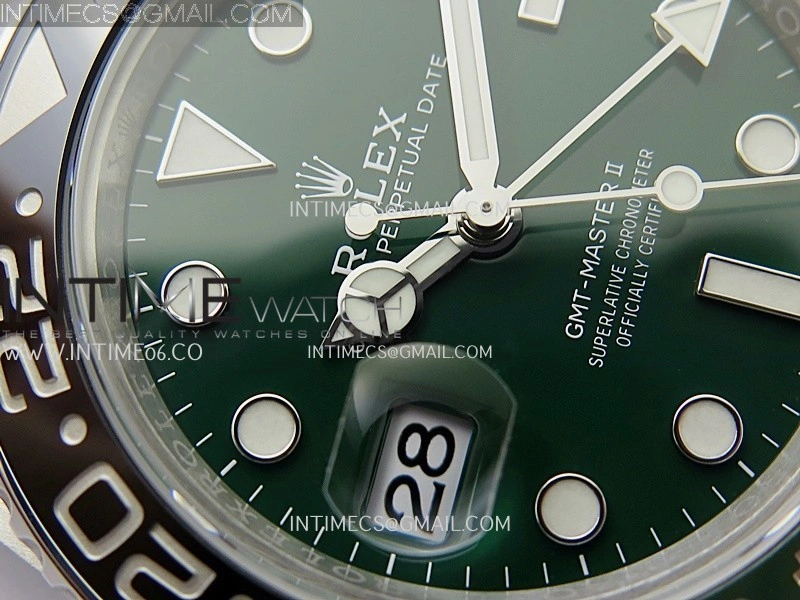 GMT-Master II 126729 VTNR 904L SS V3 VSF 1:1 Best Edition Green Dial On Oyster Bracelet DD3285 CHS