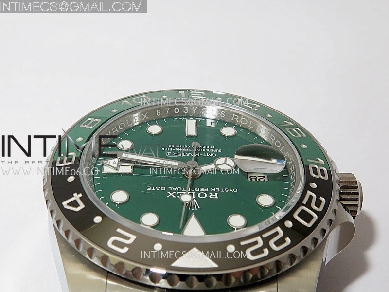 GMT-Master II 126729 VTNR 904L SS V3 VSF 1:1 Best Edition Green Dial On Oyster Bracelet DD3285 CHS