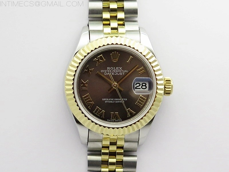 Datejust 28mm 279173 SS YG BP Best Edition Gray Roman Markers Dial on SS YG Jubilee Bracelet ETA2671