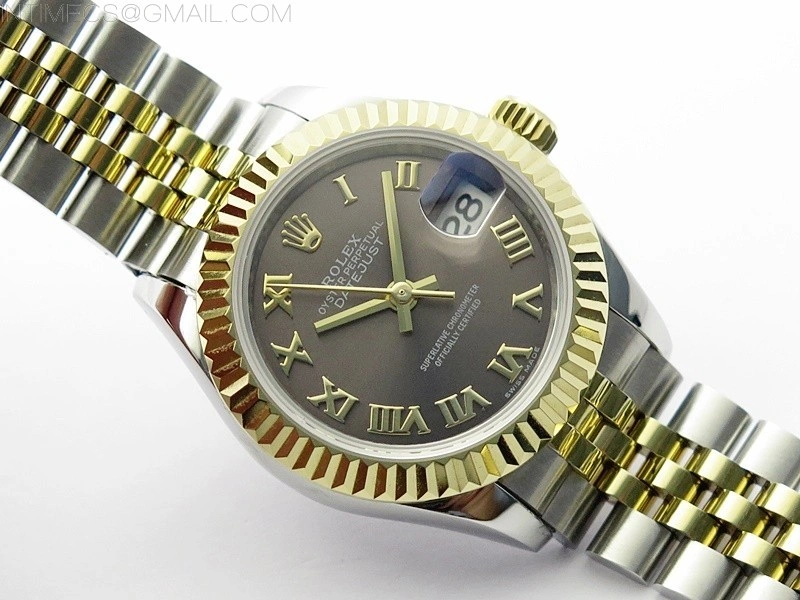 Datejust 28mm 279173 SS YG BP Best Edition Gray Roman Markers Dial on SS YG Jubilee Bracelet ETA2671