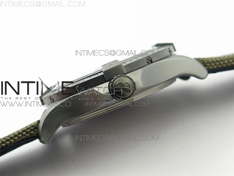 AVENGER V17310 Ti DLC 1:1 Best Edition Black Dial Pathfinders First In on Nylon Strap A2824