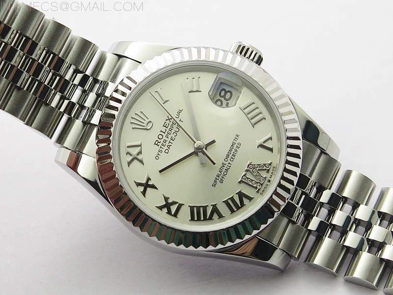 Datejust 31mm 278271 SS BP Best Edition Silver Roman Markers @6 Crystal Dial on Jubilee Bracelet