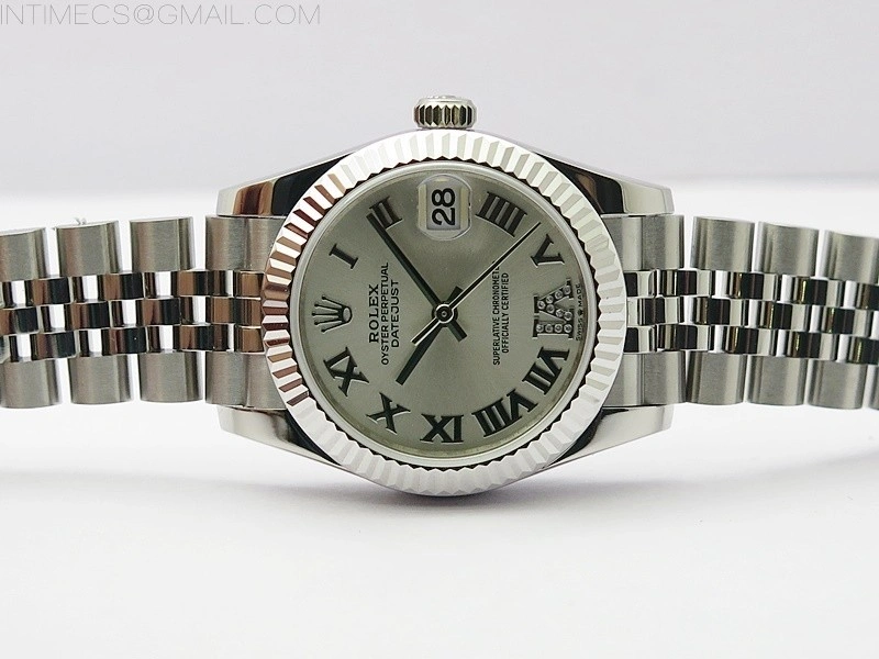 Datejust 31mm 278271 SS BP Best Edition Silver Roman Markers @6 Crystal Dial on Jubilee Bracelet