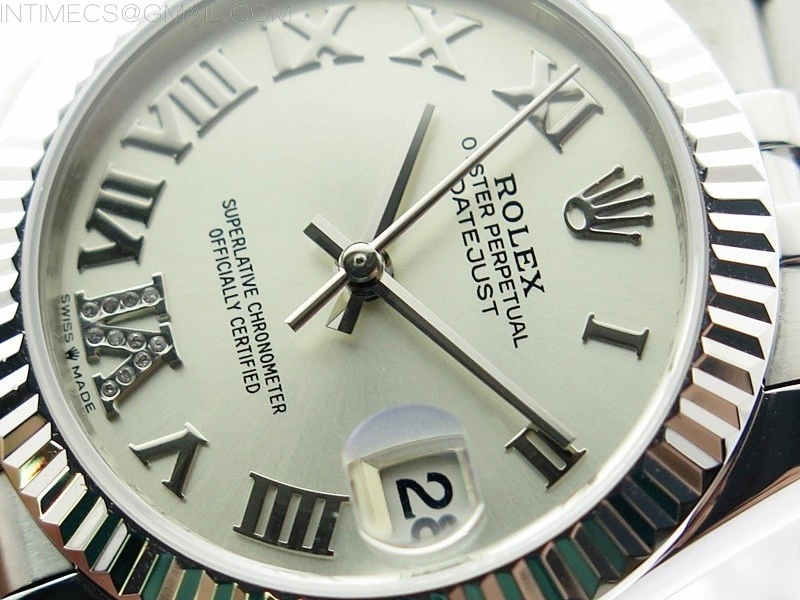 Datejust 31mm 278271 SS BP Best Edition Silver Roman Markers @6 Crystal Dial on Jubilee Bracelet