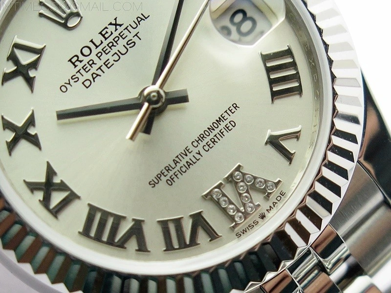Datejust 31mm 278271 SS BP Best Edition Silver Roman Markers @6 Crystal Dial on Jubilee Bracelet