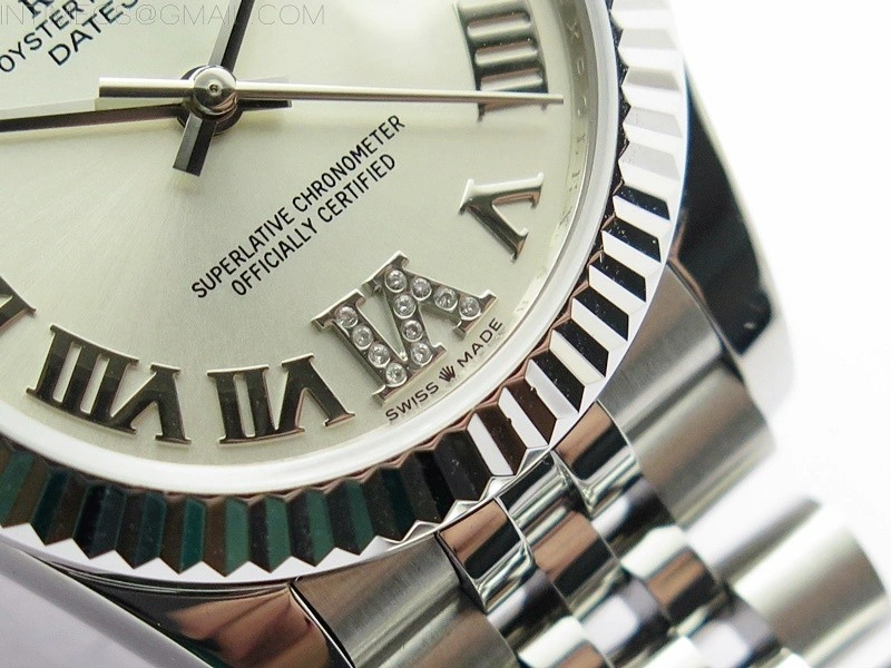 Datejust 31mm 278271 SS BP Best Edition Silver Roman Markers @6 Crystal Dial on Jubilee Bracelet