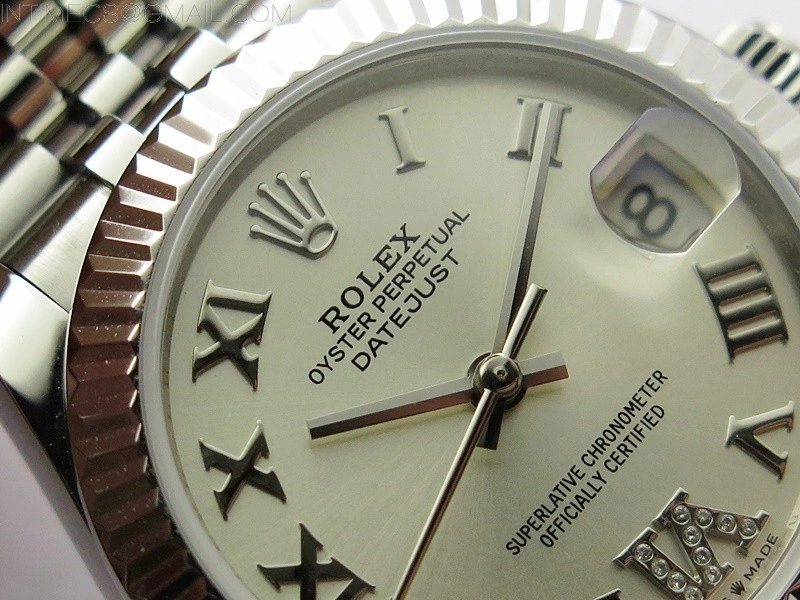 Datejust 31mm 278271 SS BP Best Edition Silver Roman Markers @6 Crystal Dial on Jubilee Bracelet