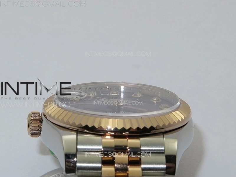 DateJust 31mm 178271 SS RG APSF Best Edition Blue Dial Crystal Markers on Jubilee Bracelet A2824