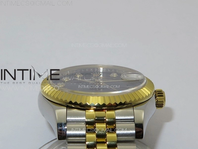 DateJust 31mm 178271 SS YG APSF Best Edition Gray Dial Crystal Markers on Jubilee Bracelet A2824