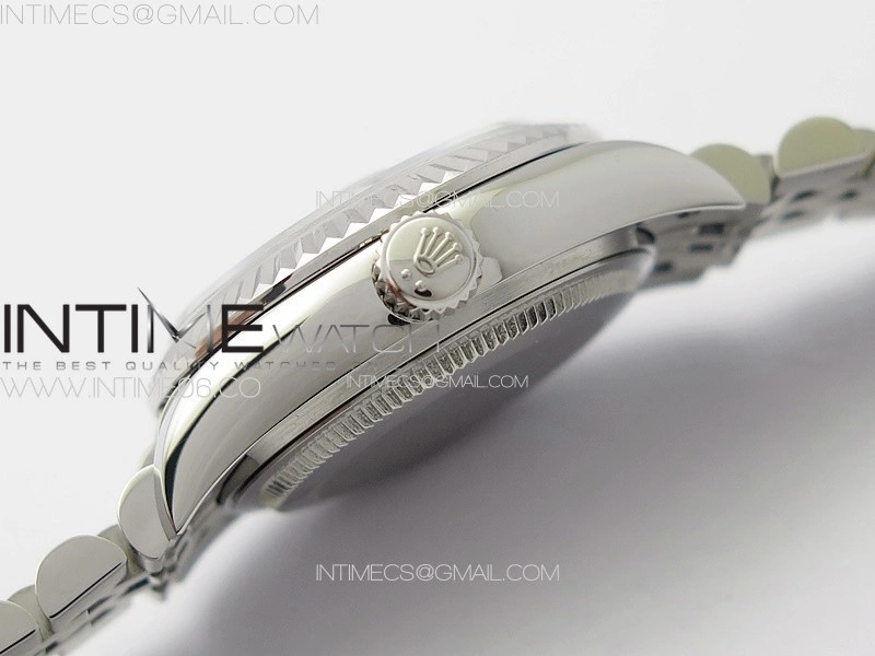 Datejust 28mm 279179 SS APSF Best Edition Silver Dial Crystals Markers on SS Jubilee Bracelet NH05