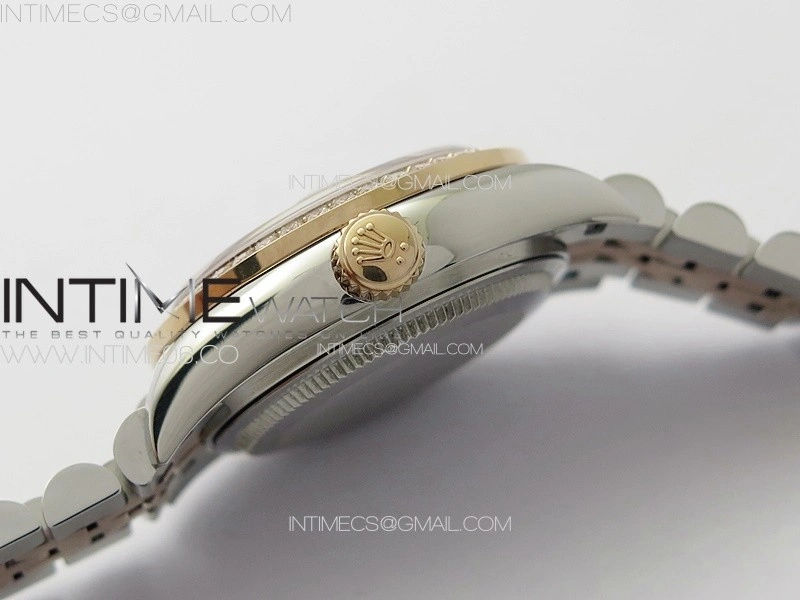 Datejust 28mm 279179 SS RG APSF Best Edition White Dial Roman Markers on SS RG Jubilee Bracelet NH05
