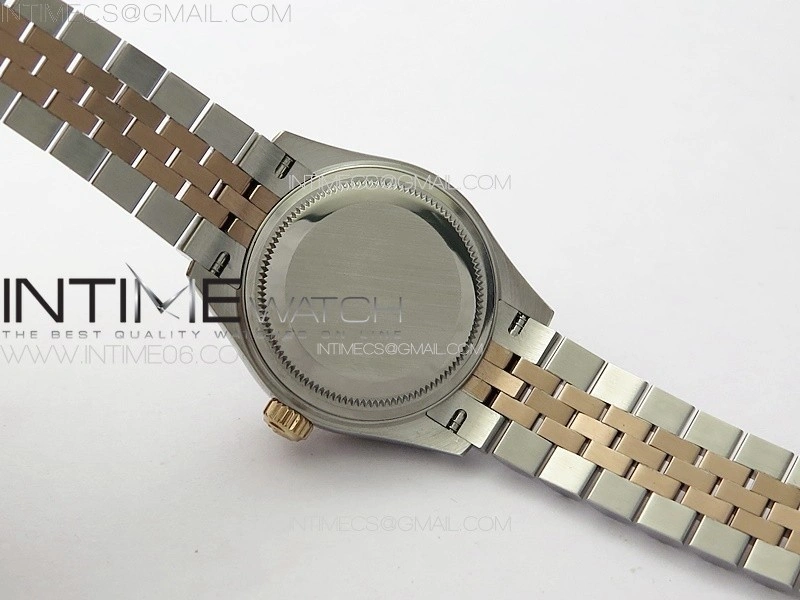 Datejust 28mm 279179 SS RG APSF Best Edition White Dial Roman Markers on SS RG Jubilee Bracelet NH05
