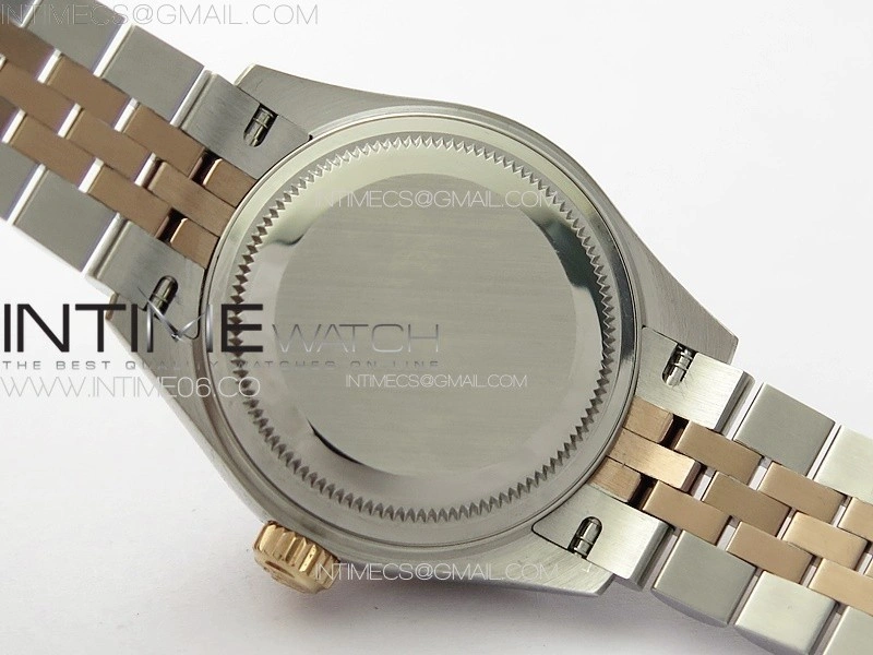 Datejust 28mm 279179 SS RG APSF Best Edition White Dial Roman Markers on SS RG Jubilee Bracelet NH05