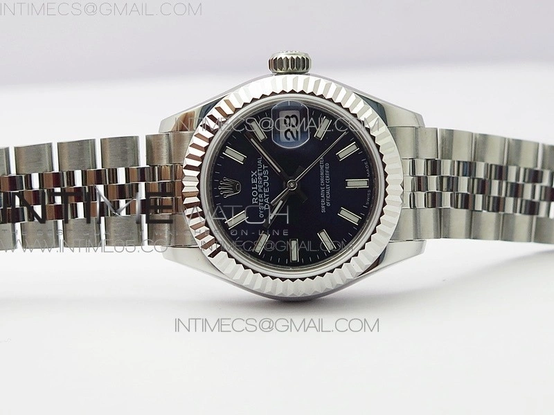 Datejust 28mm 279174 SS BP Best Edition Blue Sticks Markers Dial on SS Jubilee Bracelet ETA2671