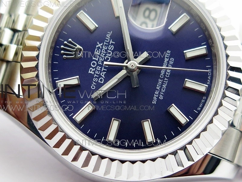 Datejust 28mm 279174 SS BP Best Edition Blue Sticks Markers Dial on SS Jubilee Bracelet ETA2671