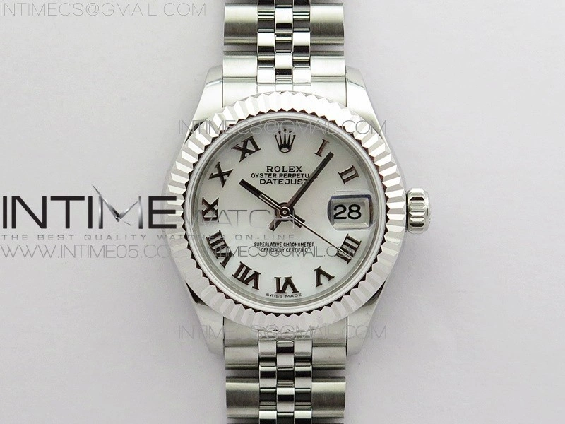 Datejust 28mm 279174 SS BP Best Edition White Roman Markers Dial on SS Jubilee Bracelet ETA2671