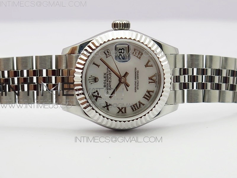 Datejust 28mm 279174 SS BP Best Edition White Roman Markers Dial on SS Jubilee Bracelet ETA2671