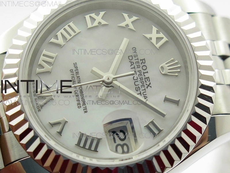 Datejust 28mm 279174 SS BP Best Edition White Roman Markers Dial on SS Jubilee Bracelet ETA2671