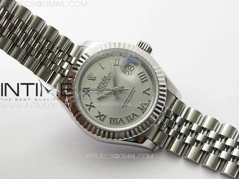 Datejust 28mm 279179 SS APSF Best Edition Silver Dial Roman Markers on SS Jubilee Bracelet NH05