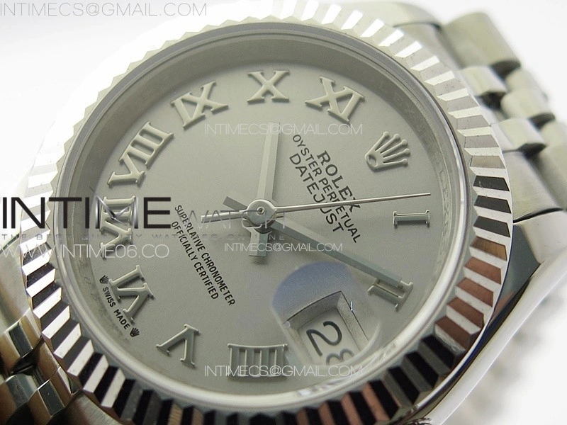Datejust 28mm 279179 SS APSF Best Edition Silver Dial Roman Markers on SS Jubilee Bracelet NH05