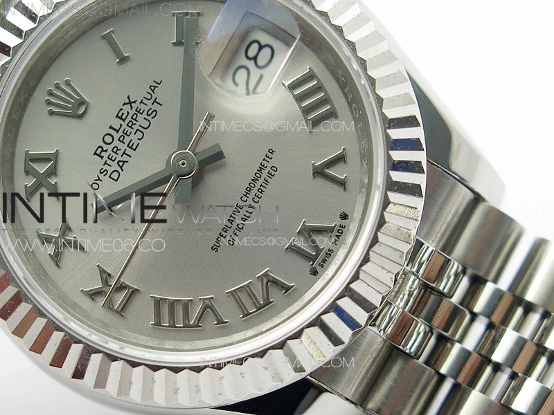 Datejust 28mm 279179 SS APSF Best Edition Silver Dial Roman Markers on SS Jubilee Bracelet NH05