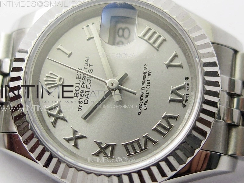 Datejust 28mm 279179 SS APSF Best Edition Silver Dial Roman Markers on SS Jubilee Bracelet NH05