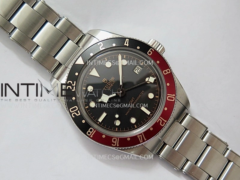Black Bay 7939G1A0 Black Red Bezel SS V2 ZF 1:1 Best Edition Black Dial On SS Bracelet A2836