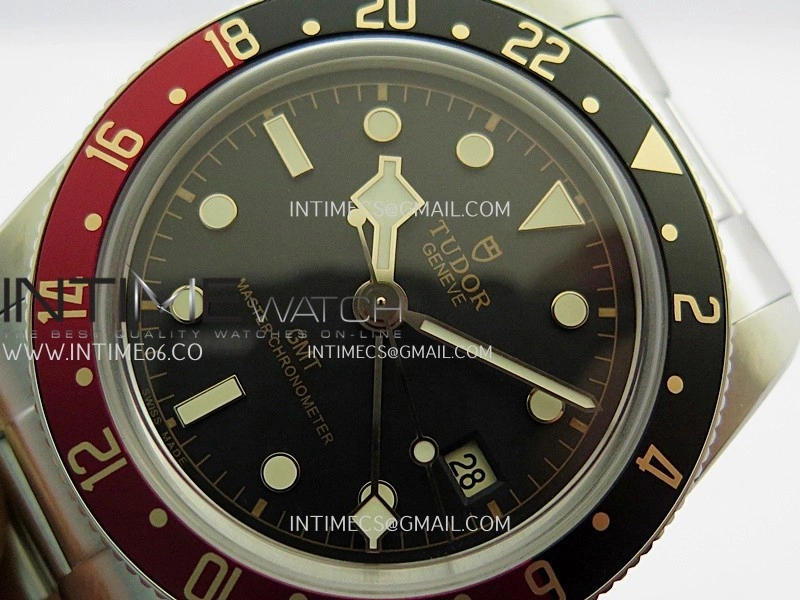 Black Bay 7939G1A0 Black Red Bezel SS V2 ZF 1:1 Best Edition Black Dial On SS Bracelet A2836