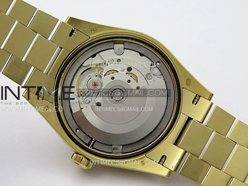 Day Date 128238 36mm YG KF 1:1 Best Edition White Dial Stick Marker On President Bracelet A2836