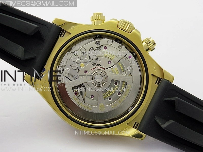 Daytona 126518 904L YG GMF 1:1 Best Edition White Dial Stick Marker on Oysterflex Strap SH4131
